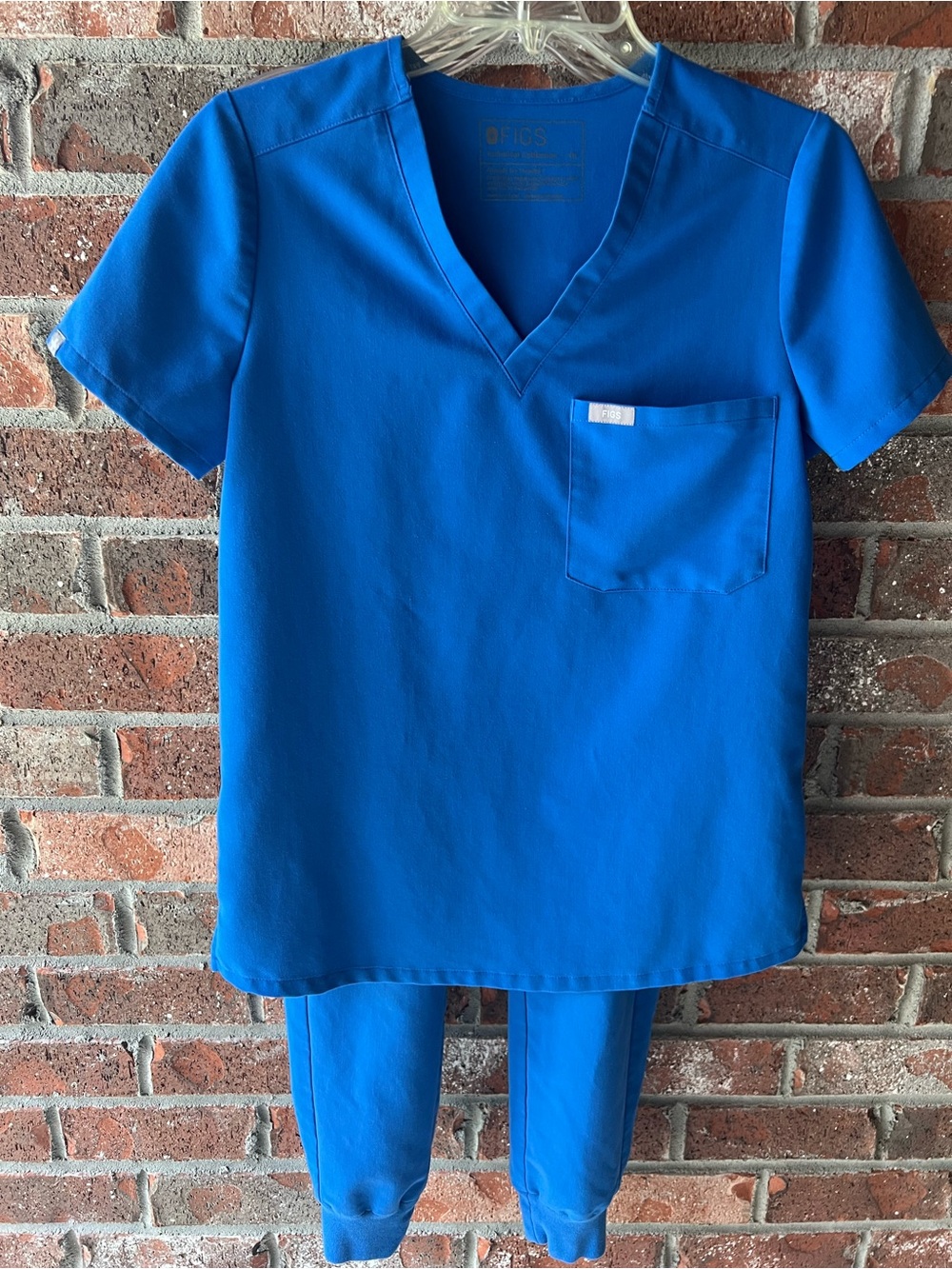 Figs Women's Bright Royal BlueScrub set - size xsmall/petite